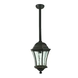 Medium Rod IP44 Strand Pendant Light Antique Bronze by Lighting Inspirations, a Pendant Lighting for sale on Style Sourcebook