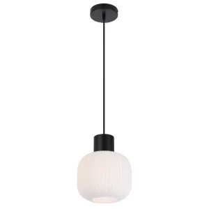 Telbix Nori 1 Light Traditional Glass Pendant Medium by Telbix, a Pendant Lighting for sale on Style Sourcebook