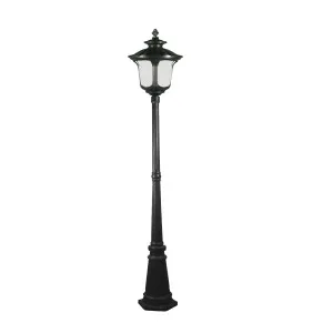 Waterford Post Top on Standard 3 Piece Post IP44 Antique Black by Lighting Inspirations, a Outdoor Lighting for sale on Style Sourcebook