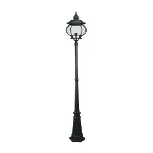 Flinders Antique Black Post Top on Standard 3 Piece Post by Lighting Inspirations, a Outdoor Lighting for sale on Style Sourcebook