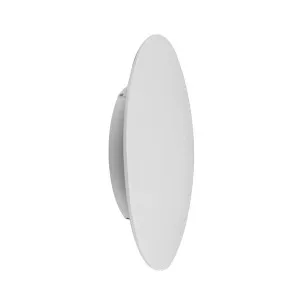 Calibo Emu Small Round LED Wall Light White by Calibo, a Outdoor Lighting for sale on Style Sourcebook