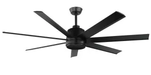 Eglo Tourbillion 60" DC Indoor/Outdoor Ceiling Fan With Remote Control Matt Black by Eglo, a Ceiling Fans for sale on Style Sourcebook