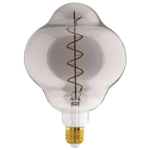 Eglo 4W E27 Dimmable LED Warm White Small Bubble Globe Black by Eglo, a LED Lighting for sale on Style Sourcebook