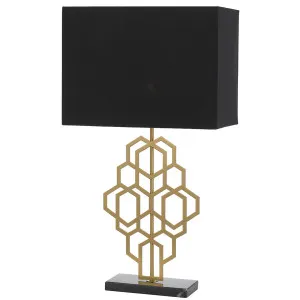 Telbix Akron Large Table Lamp Black by Telbix, a Table & Bedside Lamps for sale on Style Sourcebook