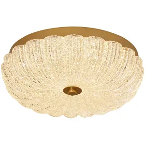 Calibo Allure Crystalline 300mm Ceiling Light Gold by Calibo, a Lighting for sale on Style Sourcebook