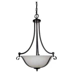 Dallas Bronze Chain Pendant Light Single Suspension by Lighting Inspirations, a Pendant Lighting for sale on Style Sourcebook