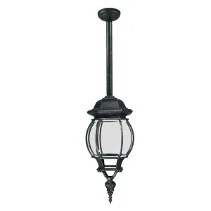 Large Rod IP12 Flinders Pendant Light Antique Black by Lighting Inspirations, a Pendant Lighting for sale on Style Sourcebook