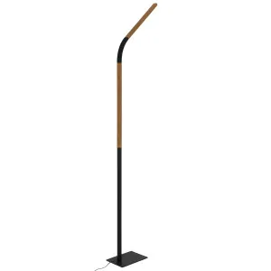 Telbix Dumas LED Floor Lamp Black by Telbix, a Floor Lamps for sale on Style Sourcebook