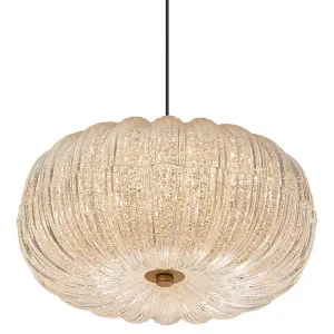 Calibo Allure Crystalline 300mm Pendant Gold by Calibo, a Chandeliers for sale on Style Sourcebook