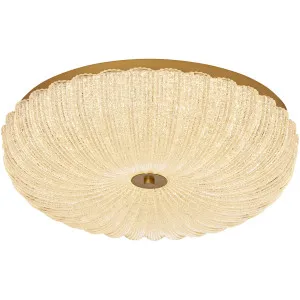 Calibo Allure Crystalline 500mm Ceiling Light Gold by Calibo, a Lighting for sale on Style Sourcebook