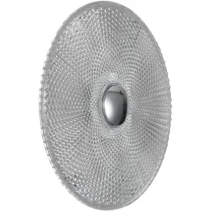 Calibo Bilby Crystalline 300mm Round LED Wall Light Chrome by Calibo, a Outdoor Lighting for sale on Style Sourcebook