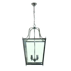 Montana Lantern Chrome Pendant Light 4 Light by Lighting Inspirations, a Pendant Lighting for sale on Style Sourcebook