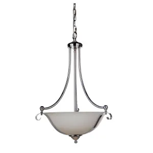 Dallas Chrome Chain Pendant Light Single Suspension by Lighting Inspirations, a Pendant Lighting for sale on Style Sourcebook