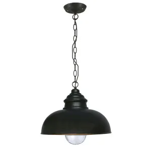 Parkway Antique Bronze Pendant Light IP44 Chain by Lighting Inspirations, a Pendant Lighting for sale on Style Sourcebook