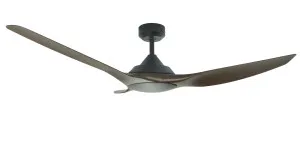 Vencha Raven 52" DC Ceiling Fan Walnut and Black by Vencha, a Ceiling Fans for sale on Style Sourcebook
