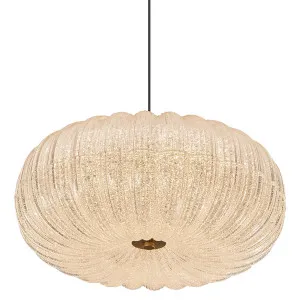 Calibo Allure Crystalline 400mm Pendant Gold by Calibo, a Chandeliers for sale on Style Sourcebook