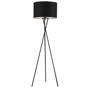 Telbix Denise Floor Lamp Black by Telbix, a Floor Lamps for sale on Style Sourcebook