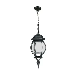 Flinders Antique Black Pendant Light Large Chain by Lighting Inspirations, a Pendant Lighting for sale on Style Sourcebook