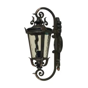 Albany Antique Bronze Wall Light IP44 Small by Lighting Inspirations, a Outdoor Lighting for sale on Style Sourcebook