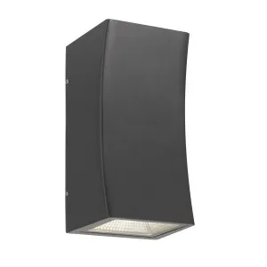 Telbix Dash Exterior Up/Down CCT LED Wall Light Black by Telbix, a Outdoor Lighting for sale on Style Sourcebook