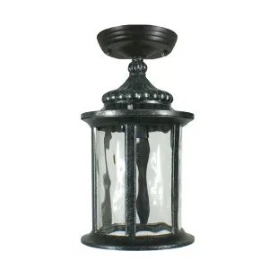 Argyle Lantern Style Under Eave Light Antique Black by Lighting Inspirations, a Outdoor Lighting for sale on Style Sourcebook