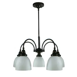 Bronze Benson Pendant Light 5 Light by Lighting Inspirations, a Pendant Lighting for sale on Style Sourcebook