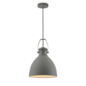 Telbix Fabrica Small Pendant Light Grey by Telbix, a Pendant Lighting for sale on Style Sourcebook
