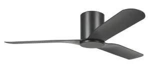 Eglo Iluka 52" ABS DC Hugger Ceiling Fan with Remote Black by Eglo, a Ceiling Fans for sale on Style Sourcebook