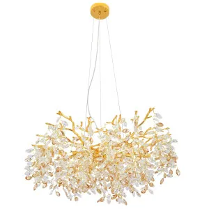Telbix Molena 10 Light Pendant Gold by Telbix, a Pendant Lighting for sale on Style Sourcebook