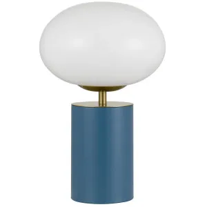Telbix Notal CCT LED Table Lamp Blue by Telbix, a Table & Bedside Lamps for sale on Style Sourcebook