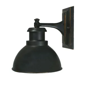 Terminal Wall Light Antique Bronze by Lighting Inspirations, a Outdoor Lighting for sale on Style Sourcebook