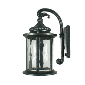 Argyle Lantern Style Wall Light Antique Black by Lighting Inspirations, a Outdoor Lighting for sale on Style Sourcebook