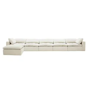 Cloud Deep Muse Flax Modular Sofa - 6 Piece by null, a Sofas for sale on Style Sourcebook