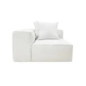 Riley Linen Pure White Module Corner by null, a Sofas for sale on Style Sourcebook