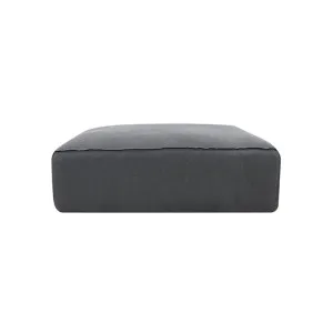 Riley Linen Charcoal Modular Big Ottoman by null, a Ottomans for sale on Style Sourcebook