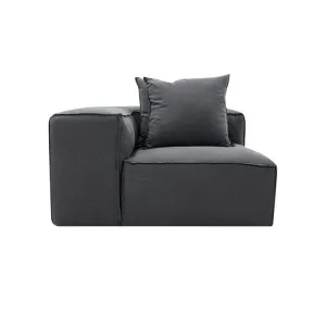 Riley Linen Charcoal Module Corner by null, a Sofas for sale on Style Sourcebook