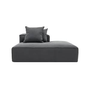 Riley Linen Charcoal Module Terminal Left by null, a Sofas for sale on Style Sourcebook