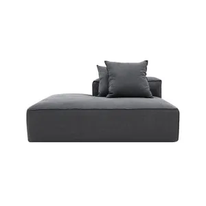 Riley Linen Charcoal Module Terminal Right by null, a Sofas for sale on Style Sourcebook