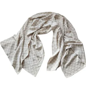 Annecy Check Linen Cotton Massive Throw 150cmx200cm - Natural by null, a Cushions, Decorative Pillows for sale on Style Sourcebook