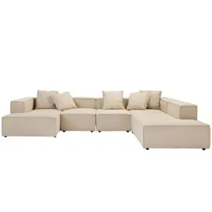 Diablo Plaza Pearl Brown Chaise Left - 5 Piece by null, a Sofas for sale on Style Sourcebook