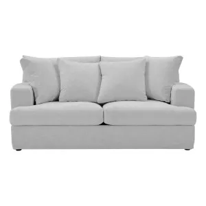 Harley 2 Seater Sofa in Stella Light Grey by OZ Design, a Sofas for sale on Style Sourcebook