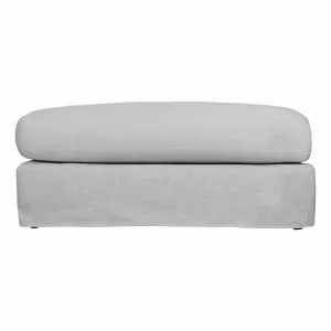 Harley Ottoman in Stella Light Grey by OZ Design, a Ottomans for sale on Style Sourcebook