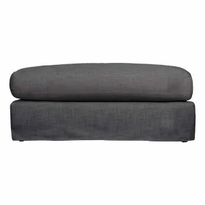 Harley Ottoman in Stella Dark Grey by OZ Design, a Ottomans for sale on Style Sourcebook