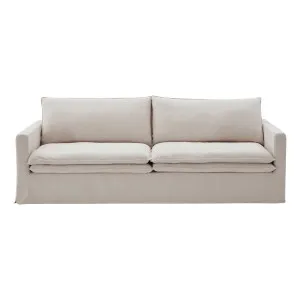 Evie 3 Seater Sofa in Lak Beige by OZ Design, a Sofas for sale on Style Sourcebook