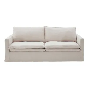 Evie 2 Seater Sofa in Lake Beige by OZ Design, a Sofas for sale on Style Sourcebook