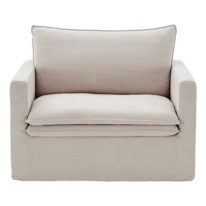 Evie Armchair in Lak Beige by OZ Design, a Chairs for sale on Style Sourcebook