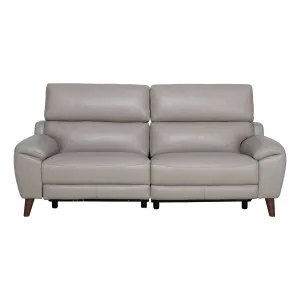 Anthony 3 Seater Recliner Sofa in Alpine Leather Beige by OZ Design, a Sofas for sale on Style Sourcebook