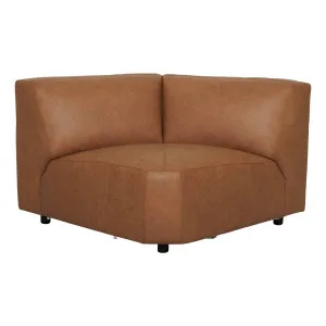 Harry Sofa Corner in Urbane Leather Light Brown by OZ Design, a Sofas for sale on Style Sourcebook