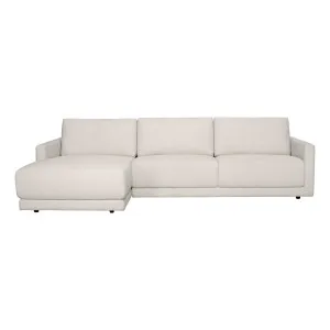 Hendrix 3 Seater Sofa + Chaise LHF in Prince Beige by OZ Design, a Sofas for sale on Style Sourcebook