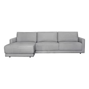 Hendrix 3 Seater Sofa + Chaise LHF in Prince Grey by OZ Design, a Sofas for sale on Style Sourcebook
